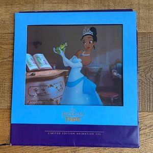 The Princess And The Frog Tiana Disney Limited Edition Animation Cell